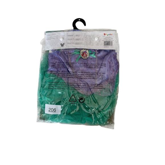 Disney Princess Baby Ariel Dress Outfit Costume Size 12-18 M - Picture 3 of 4